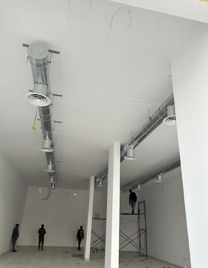 تمديد وتشغيل التكييف