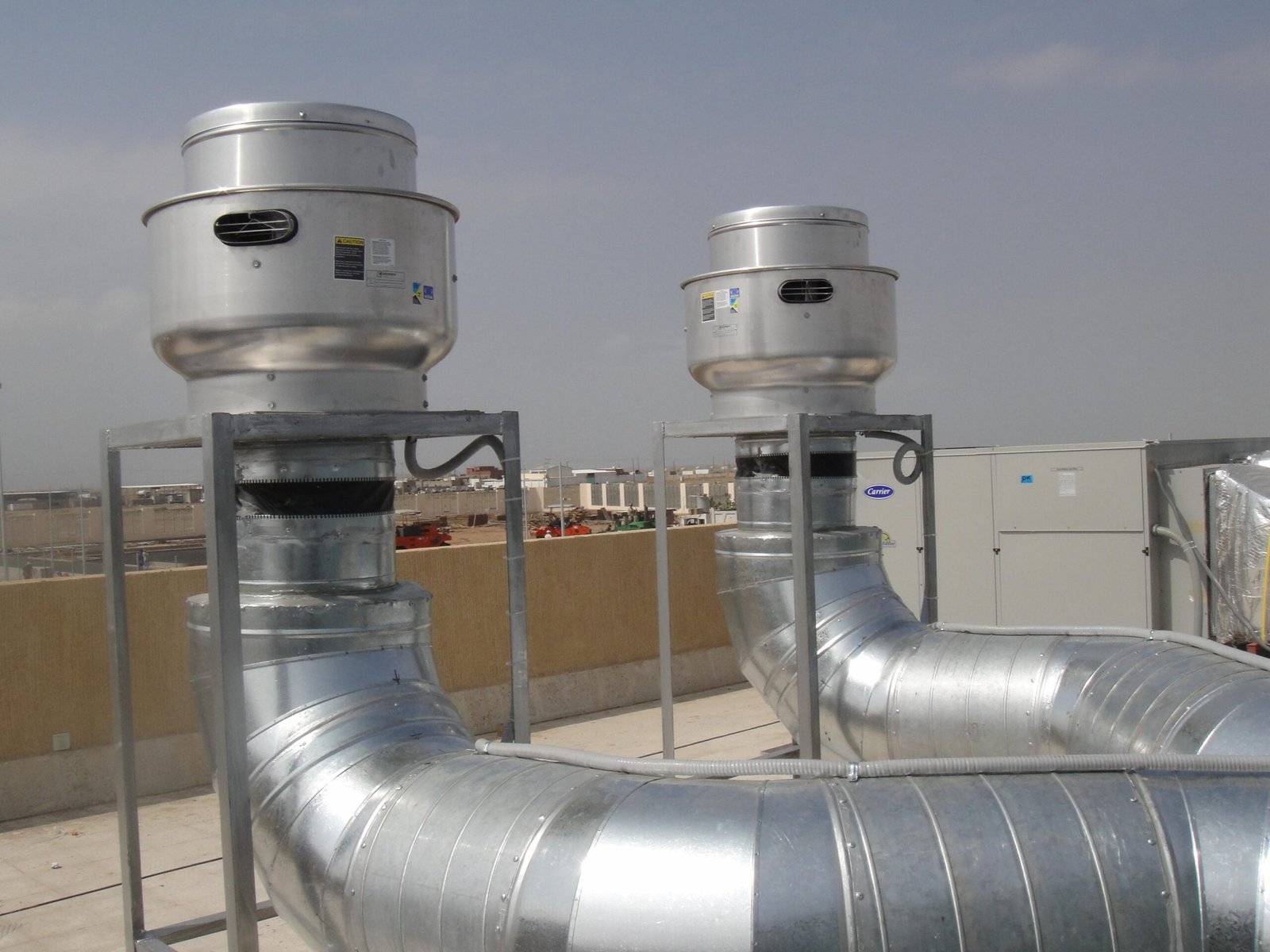 أعمال المداخن والشفط والاير فريش